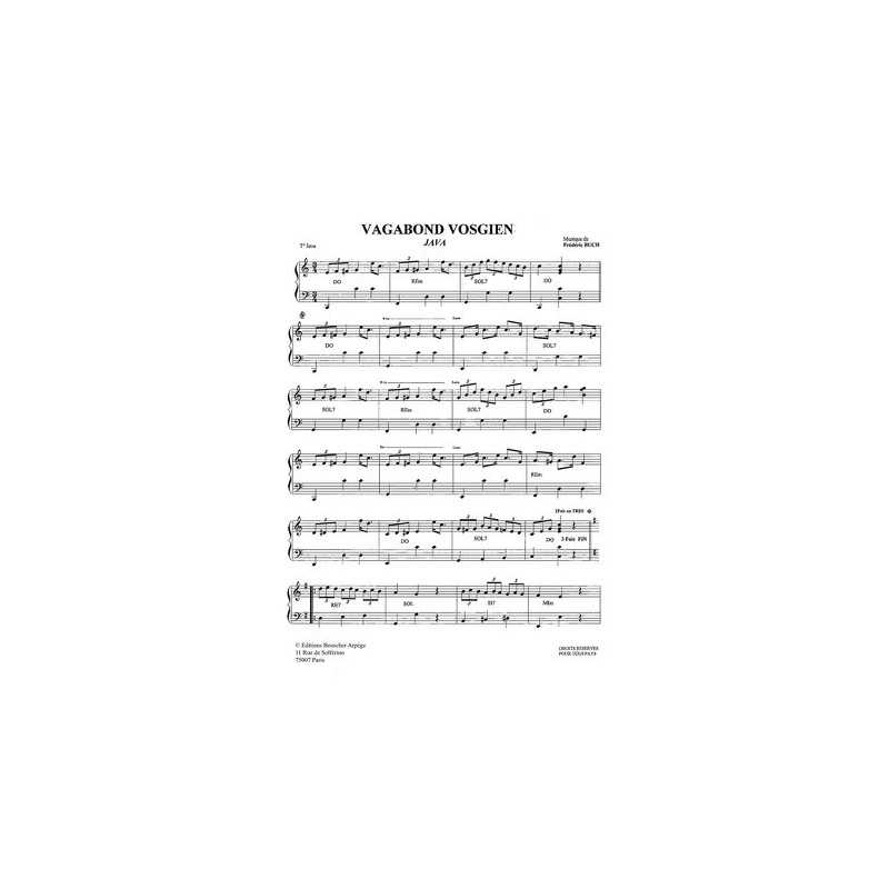 Partition PDF VAGABOND VOSGIEN