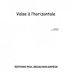 Partition PDF VALSE À L'HORIZONTALE
