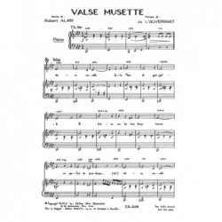 Partition PDF VALSE MUSETTE
