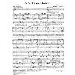 Partition PDF Y'A BON BAÏON