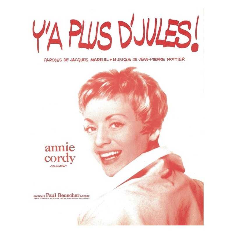 Partition PDF Y'A PLUS D'JULES