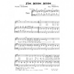 Partition PDF ZIM BOUM BOUM Bourvil sheet music