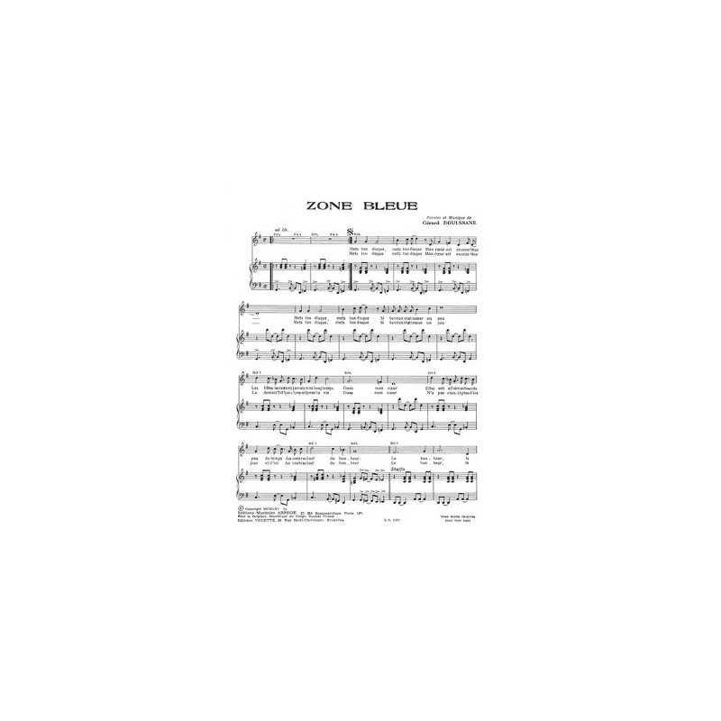 Partition PDF ZONE BLEUE