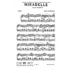 Sheet music MIRABELLE Emile CARRARA