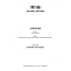 Sheet music AMOURS LOUISE ATTAQUE PDF