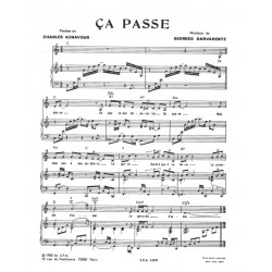 Partition ÇA PASSE Charles AZNAVOUR PDF