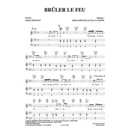 BRÛLER LE FEU