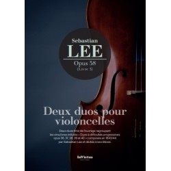 Partition DEUX DUOS POUR VIOLONCELLES OP.38 LIVRE 3 Sebastien Lee