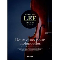Partition DEUX DUOS POUR VIOLONCELLES OP.39 LIVRE 4 Sebastien Lee