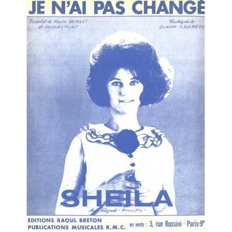 JE N'AI PAS CHANGÉ