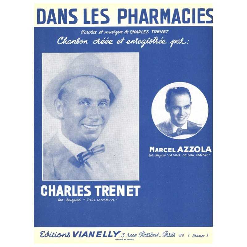 Partition DANS LES PHARMACIES Charles TRENET