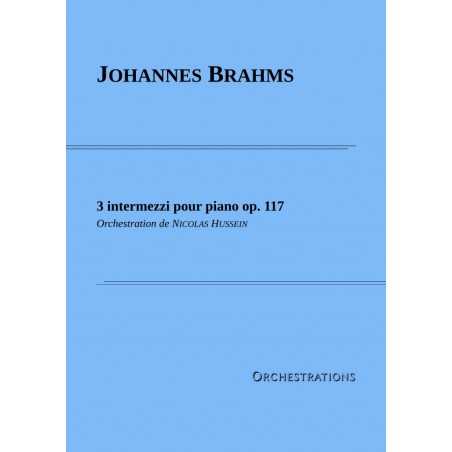 3 INTERMEZZI POUR PIANO OP.117 (CONDUCTEUR)