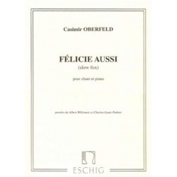 Partition FÉLICIE AUSSI Fernandel