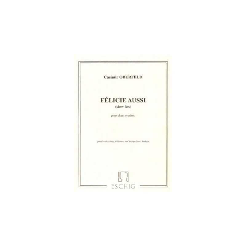 Partition FÉLICIE AUSSI Fernandel