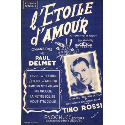 Partition L'ÉTOILE D'AMOUR (CHANT SEUL) Tino Rossi