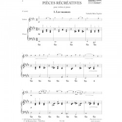 Sheet music PIÈCES RÉCRÉATIVES VOL.4 Nathalie BERA-TAGRINE