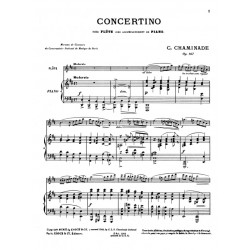 CHAMINADE CONCERTINO sheet music for flute