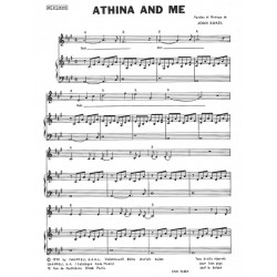 Sheet music ATHINA AND ME Nana MOUSKOURI