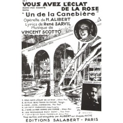 Sheet music VOUS AVEZ L'ÉCLAT DE LA ROSE ALIBERT