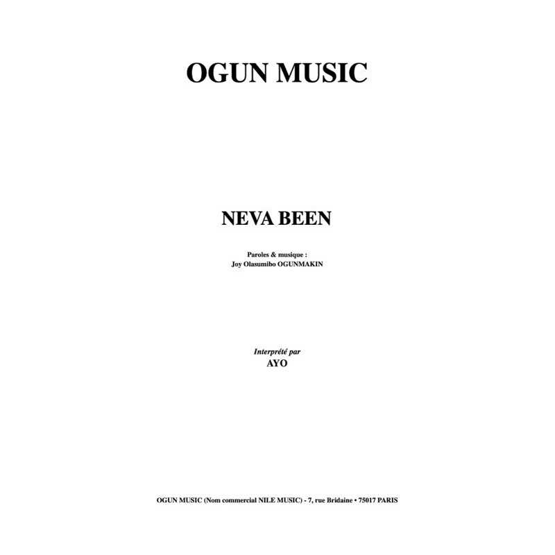 Partition PDF NEVA BEEN AYO