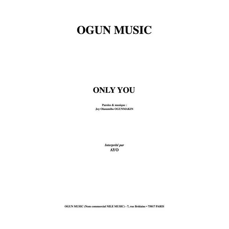 Partition PDF ONLY YOU AYO