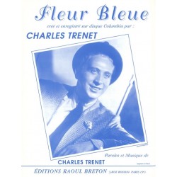 Sheet music FLEUR BLEUE Charles TRENET