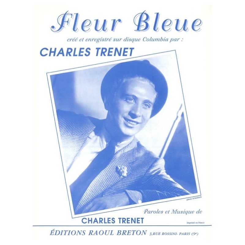 Sheet music FLEUR BLEUE Charles TRENET