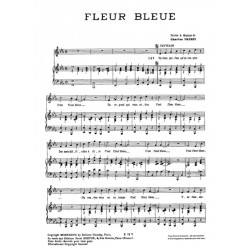 Sheet music FLEUR BLEUE Charles TRENET