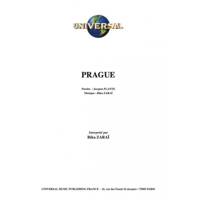 Partition PRAGUE Rika Zaraï PDF