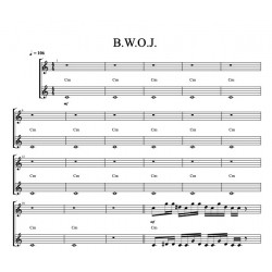 Sheet music BWOJ The DØ PDF