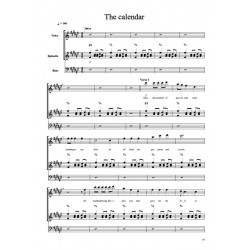 Sheet music THE CALENDAR The DØ PDF