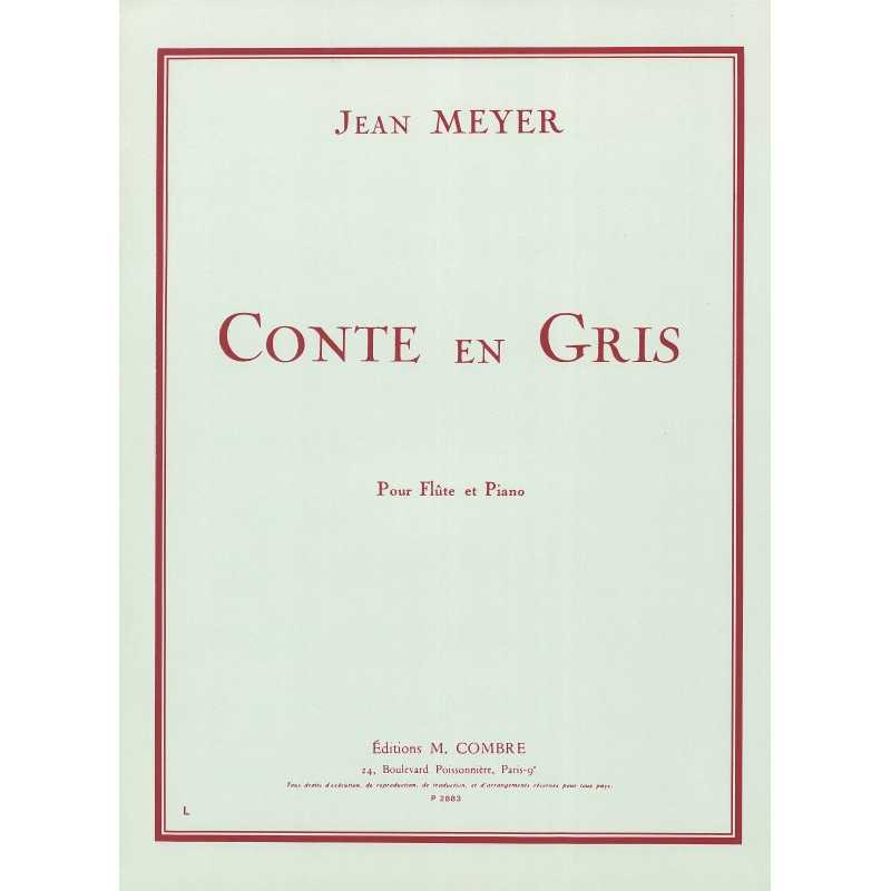 Sheet music CONTE EN GRIS Jean MEYER