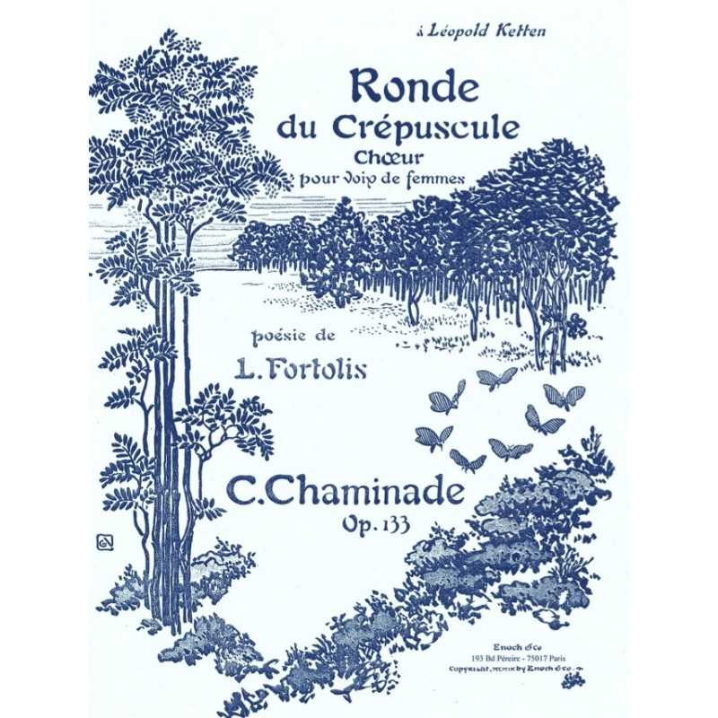 Partition RONDE DU CRÉPUSCULE OP.133 Cécile CHAMINADE