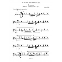 Partition GRANADA Isaac Albéniz Erick Laumet