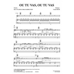 Sheet music OU TU VAS, OU TU VAS Hervé Vilard pdf