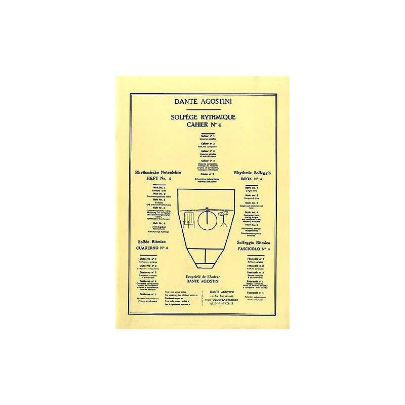 SOLFÈGE RYTHMIQUE CAHIER N°4