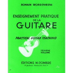 Partition ENSEIGNEMENT PRATIQUE DE LA GUITARE VOL.2 Romain WORSCHECH