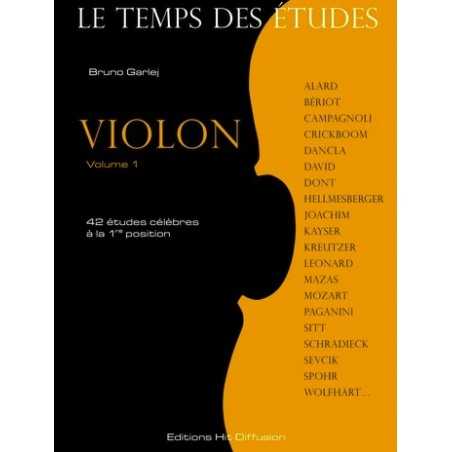 LE TEMPS DES ÉTUDES  VIOLON VOL.1