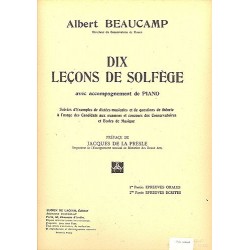 DIX LEÇONS DE SOLFÈGE