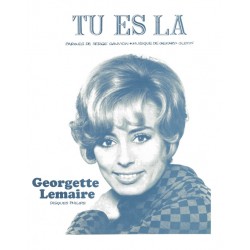 Sheet music PDF TU ES LÀ Georgette LEMAIRE
