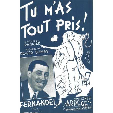 TU M'AS TOUT PRIS