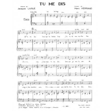TU ME DIS