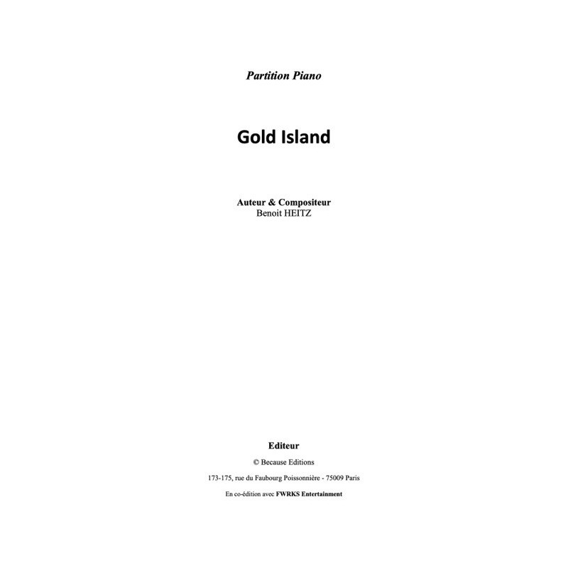 Partition PDF GOLD ISLAND SURKIN