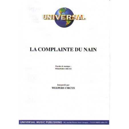 LA COMPLAINTE DU NAIN