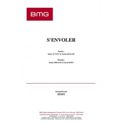 Sheet music S'ENVOLER Sindy pdf