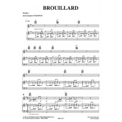 Partition BROUILLARD de Jean-Jacques GOLDMAN pdf