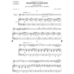 Sheet music MAESTRO SAXOLINO Gilles Martin