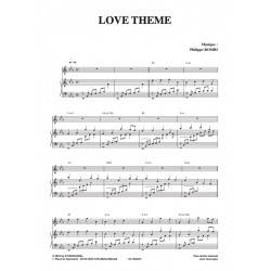 Sheet music LOVE THEME Philppe Romb