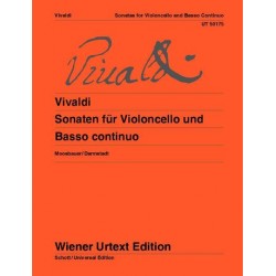 Partition COMPLETE SONATAS FOR CELLO Antonio Vivaldi