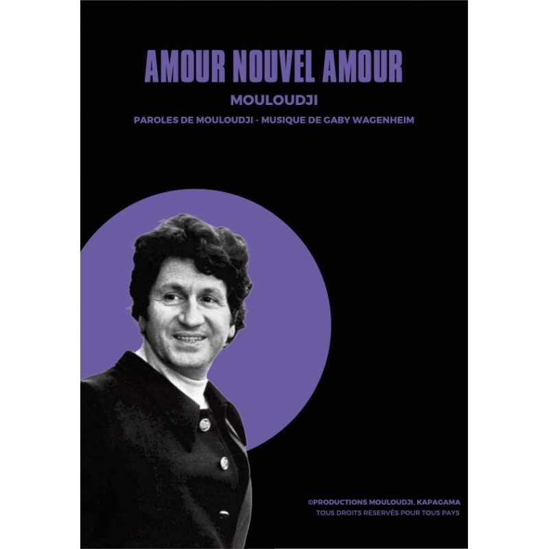 Sheet music AMOUR NOUVEL AMOUR MOULOUDJI